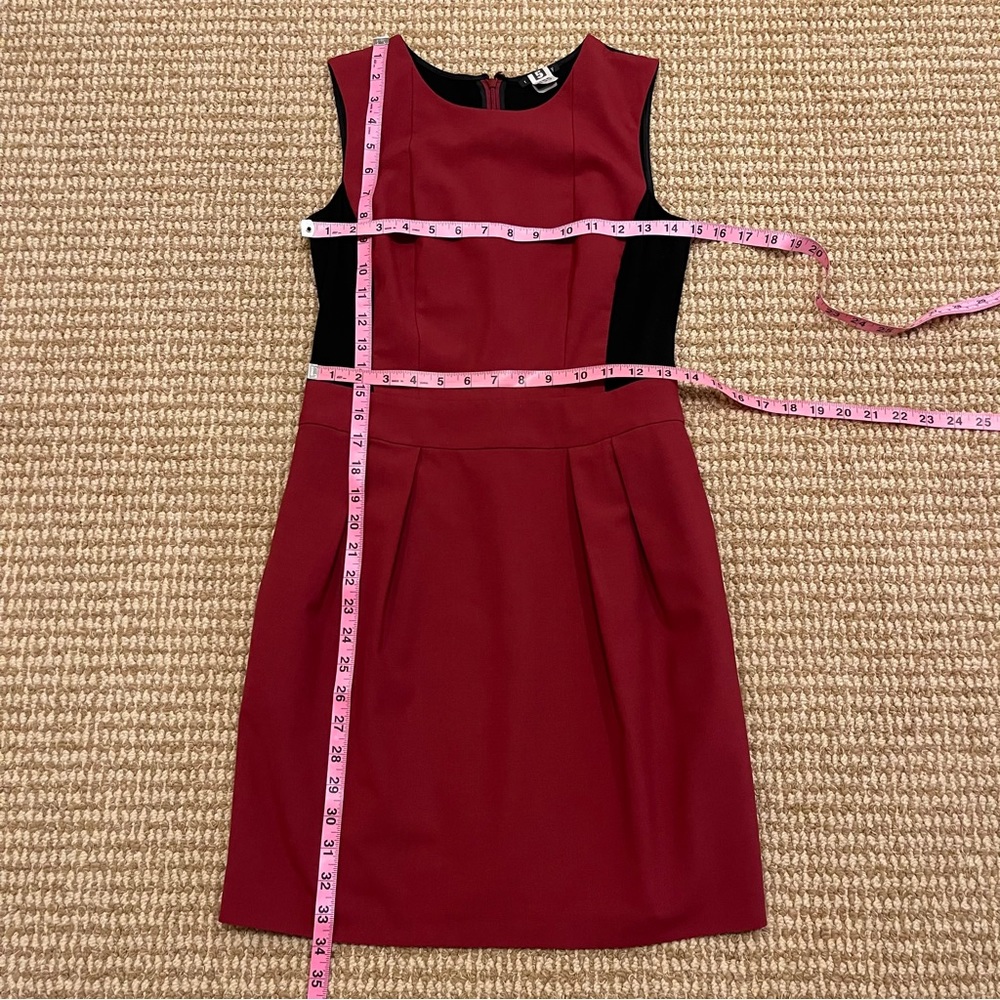 Theory Daura Tailor Color-Block Wool Sheath Dress… - image 8